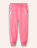 Flower Embroidered Pants - Mini Taylor