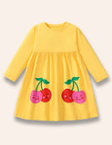 Cherry Appliqué Dress