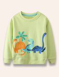 Cute Dinosaur Printed Sweatshirt