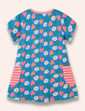 Strawberry Printed Striped Dress - Mini Taylor