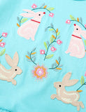 Floral Rabbit Appliqué Dress - Mini Taylor