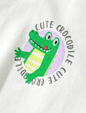 Costume imprimé petit crocodile