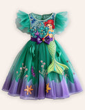 Mermaid Applique Tulle Dress