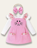 Easter Bunny Suspender Skirt Set - Mini Taylor