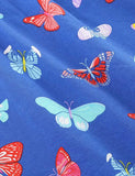 Kleid mit Multi-Schmetterlings-Print