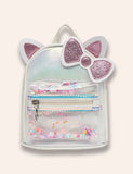 Cute Shining Sequined Cat Ear Backpack