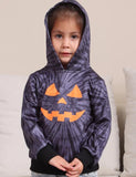 Halloween Smile Pumpkin Family Matching Hooded Sweatshirt