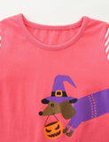 Halloween Dachshund Printed Dress