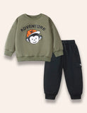 Ensemble sweat-shirt imprimé Adventure Monkey