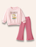 Sweatshirt-Set mit Bambi-Hirsch-Aufdruck