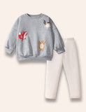 Waldtierfreund-Sweatshirt-Set