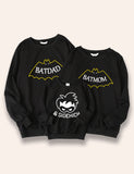 Halloween Batman&Sidekick Printed Family Matching Sweatshirt