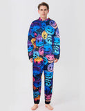 Halloween Multi Pumpkin Printed Family Matching Pajamas