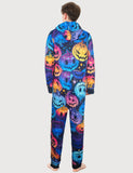 Halloween Multi Pumpkin Printed Family Matching Pajamas