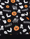 Halloween Pumpkin Ghost Printed Sweatshirt