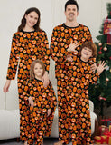 Halloween Pumpkin Printed Family Matching Pajamas