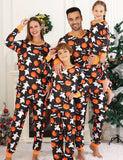 Halloween Multi Pumpkin Printed Family Matching Pajamas