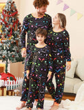 Halloween Multi Pumpkin Printed Family Matching Pajamas