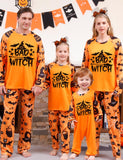 Halloween Bad Witch Printed Family Matching Pajamas