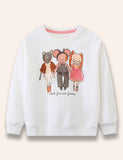 Cartoon Animal Printed Sweatshirt