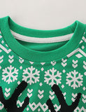 Weihnachts-Sweatshirt mit coolem Rentier-Print