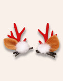 2PCS Christmas Elk Horn Hairpins