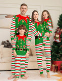 Passender Pyjama für die Familie der Weihnachtselfen