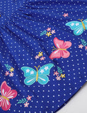 Butterfly Birdy Appliqué Dotted Dress