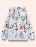 Rainbow Unicorn Printed Coat