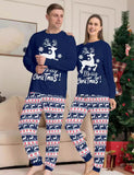 Passender Familien-Pyjama mit Weihnachts-Rentier-Aufdruck