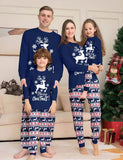 Passender Familien-Pyjama mit Weihnachts-Rentier-Aufdruck