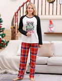 Christmas Letter Printed Family Matching Pajamas