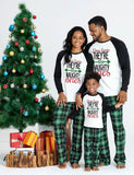 Christmas Letter Printed Family Matching Pajamas