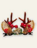 Christmas Golden Ball Elk Hairpin