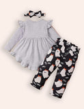 Halloween Ghost Pumpkin Printed Pants Set
