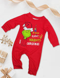 Christmas Monster Printed Fmaily Matching Pajamas