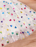 Valentine's Day Love Print Tutu Skirt