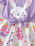 Easter Egg Bunny Applique Dress