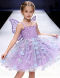 Butterfly Suspender Tulle Princess Dress