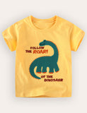Tričko Dinosaur Appliqué