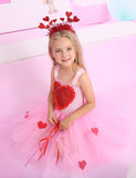 Valentine's Day Sleeveless Barbie Princess Tulle Dress