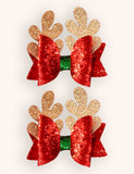 2PCS Christmas Hariclips