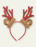 Festival Reindeer Embroidery Tulle Long Dress