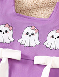 Halloween Embroidered Romper