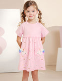 Unicorn Pokect Cotton Dress