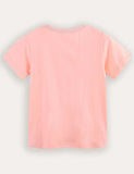 Flower Print Short Sleeve T-Shirt