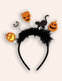 Halloween Black Cat Appliqué Dress