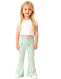 Flower Print Flared Leggings