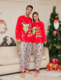 Christmas Monster Printed Fmaily Matching Pajamas