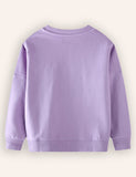 Cute Fairy Butterfly Embroidered Sweatshirt